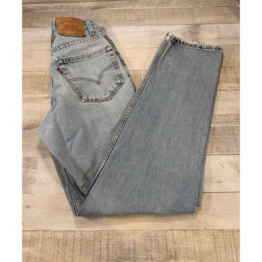 Vintage 90s Levi's 550 Relaxed Fit Light Wash Jeans Mens 32x34 Y2K Denim Grunge
